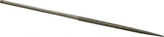 Value Collection - 5-1/2" OAL Coarse Square Needle Diamond File - 3/32" Wide x 3/32" Thick, 2-3/4 LOC - Industrial Tool & Supply