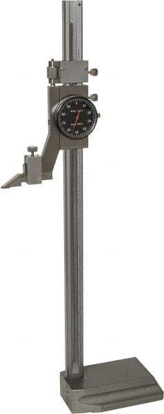Value Collection - 12" Stainless Steel Dial Height Gage - 0.001" Graduation, Dial Display - Industrial Tool & Supply