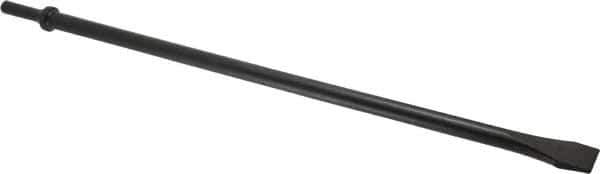 Value Collection - 3/4" Head Width, 18" OAL, Flat Chisel - Round Shank, Steel - Industrial Tool & Supply
