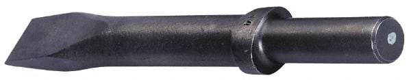 Made in USA - 3" Head Width, 9" OAL, 1/2" Shank Diam, Scaling Chisel - Round Drive, Round Shank, Alloy Steel - Industrial Tool & Supply