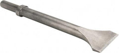 Made in USA - 2" Head Width, 12" OAL, Scaling Chisel - Round Drive, Round Shank, Alloy Steel - Industrial Tool & Supply
