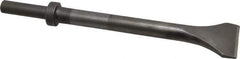 Made in USA - 2" Head Width, 12" OAL, 1/2" Shank Diam, Scaling Chisel - Round Drive, Round Shank, Alloy Steel - Industrial Tool & Supply