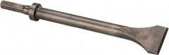 Made in USA - 2" Head Width, 12" OAL, Scaling Chisel - Hex Drive, Hex Shank, Alloy Steel - Industrial Tool & Supply