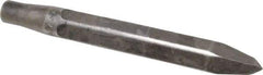 Made in USA - 10" OAL, Rivet Cutter Chisel - Round Drive, Round Shank, Alloy Steel - Industrial Tool & Supply