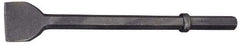 Made in USA - 3" Head Width, 20" OAL, 1-1/8" Shank Diam, Scaling Chisel - Hex Drive, Hex Shank, Alloy Steel - Industrial Tool & Supply