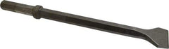 Made in USA - 3" Head Width, 18-1/4" OAL, 1" Shank Diam, Scaling Chisel - Hex Drive, Hex Shank, Alloy Steel - Industrial Tool & Supply