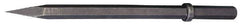 Made in USA - 1-1/8" Head Width, 20" OAL, 1-1/8" Shank Diam, Scaling Chisel - Hex Drive, Hex Shank, Alloy Steel - Industrial Tool & Supply