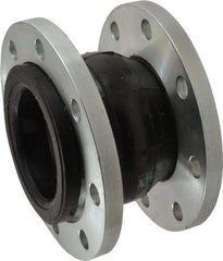 Unisource Mfg. - 4" Pipe, Neoprene Single Arch Pipe Expansion Joint - 6" Long, 1/2" Extension, 3/4" Compression, 225 Max psi, Flanged - Industrial Tool & Supply
