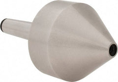 Interstate - MT5 Taper Shank, 5.79" Head Diam Live Center - 4.09" Head Length, 1.38" Point Diam, 2.9" Point Len, 1763.7 Lb Max Workpc, 9.58" OAL, Bull Nose Point - Industrial Tool & Supply