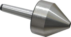 Interstate - MT2 Taper Shank, 2.48" Head Diam Live Center - 2.48" Head Length, 0.46" Point Diam, 1.42" Point Len, 396.83 Lb Max Workpc, 5.35" OAL, Bull Nose Point - Industrial Tool & Supply