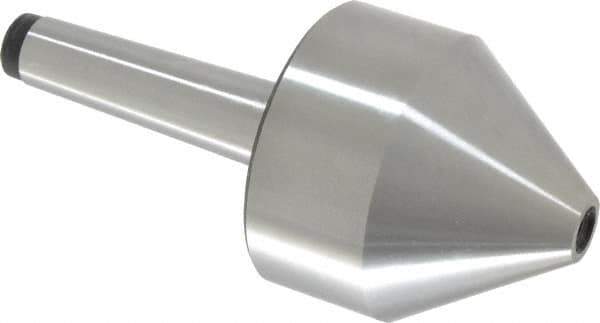 Interstate - MT3 Taper Shank, 3.07" Head Diam Live Center - 3.03" Head Length, 0.71" Point Diam, 1.65" Point Len, 396.83 Lb Max Workpc, 6.77" OAL, Bull Nose Point - Industrial Tool & Supply