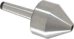 Interstate - MT3 Taper Shank, 3.07" Head Diam Live Center - 3.03" Head Length, 0.71" Point Diam, 1.65" Point Len, 396.83 Lb Max Workpc, 6.77" OAL, Bull Nose Point - Industrial Tool & Supply