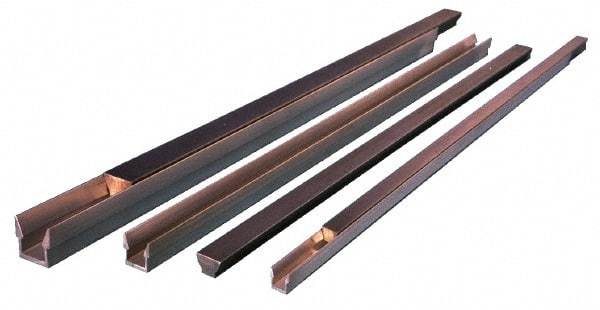 Mitee-Bite - 20" OAL 1-1/2" Width, Steel, Wedge Clamp Stock - Wedge Shaped - Industrial Tool & Supply