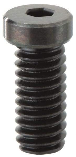 Mitee-Bite - 1/4-20, 1/2" Length, Stainless Steel, Black Oxide Finish, Cam Clamp Screw - Use with Mitee-Bite MB-SS4 - Industrial Tool & Supply