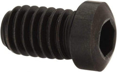 Mitee-Bite - 5/16-18, 1/2" Length, Carbon Steel, Black Oxide Finish, Cam Clamp Screw - Use with Mitee-Bite MB-5C - Industrial Tool & Supply