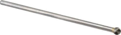 Atrax - 3/8" Cut Diam, 1/4" Shank Diam, Ball Head Single Cut Burr - Carbide, Radius End, 5/16" LOC, 6-5/16" OAL - Industrial Tool & Supply