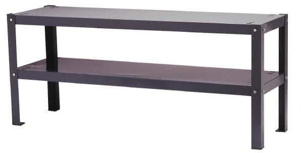 Enco - 56 Inch Long x 17 Inch Wide/Deep x 24 Inch High, Metal Cutting and Forming Machine Stand - For Use with Slip Rolls - Industrial Tool & Supply