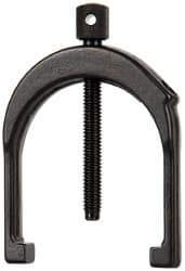 Starrett - 2 Inch Max Capacity of V, 3 Inch Long x 2-1/2 Inch Wide x 2 Inch High, V-Block Clamp - 45, 90° V Angle, Hardened Steel Clamp, Use with Model 568 V-Block - Industrial Tool & Supply