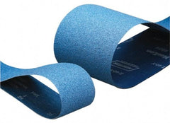 Norton - 1-1/2" Wide x 60" OAL, 50 Grit, Zirconia Alumina Abrasive Belt - Zirconia Alumina, Coarse, Coated, Y Weighted Cloth Backing, Dry, Series R821 - Industrial Tool & Supply