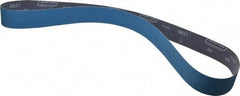 Norton - 2" Wide x 60" OAL, 60 Grit, Zirconia Alumina Abrasive Belt - Zirconia Alumina, Medium, Coated, Y Weighted Cloth Backing, Dry, Series R821 - Industrial Tool & Supply