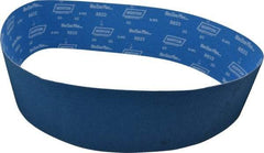 Norton - 6" Wide x 60" OAL, 60 Grit, Zirconia Alumina Abrasive Belt - Zirconia Alumina, Medium, Coated, X Weighted Cloth Backing, Series R823 - Industrial Tool & Supply