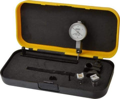 Value Collection - 0.03 Inch Range, 0.0005 Inch Dial Graduation, Horizontal Dial Test Indicator - 1.1515 Inch White Dial, 0-15-0 Dial Reading - Industrial Tool & Supply
