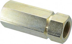 Parker - 1 Thread Steel Hydraulic Hose Check - 5,000 psi, 30 GPM - Industrial Tool & Supply