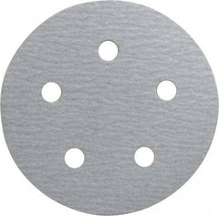 Made in USA - 5" Diam, 150 Grit, Silicon Carbide Hook & Loop Disc - Very Fine Grade, Coated, B Weight Paper Backing, - Industrial Tool & Supply