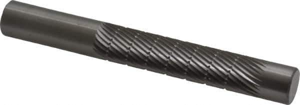 Made in USA - 1/2" Diam, 1-1/2" LOC, Solid Carbide Diamond Pattern Router Bit - 4" OAL, 1/2" Shank Diam - Industrial Tool & Supply