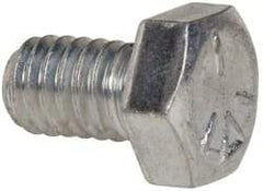 Value Collection - 5/16-18 UNC, 1/2" Length Under Head Hex Head Cap Screw - Fully Threaded, Grade 5 Steel, Zinc-Plated Finish, 1/2" Hex - Industrial Tool & Supply