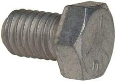 Made in USA - 1/2-13 UNC, 3/4" Length Under Head Hex Head Cap Screw - Fully Threaded, Grade 5 Steel, Zinc-Plated Finish, 3/4" Hex - Industrial Tool & Supply