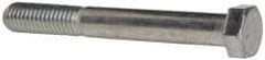 Value Collection - 1/2-13 UNC, 4" Length Under Head Hex Head Cap Screw - Partially Threaded, Grade 5 Steel, Zinc-Plated Finish, 3/4" Hex - Industrial Tool & Supply