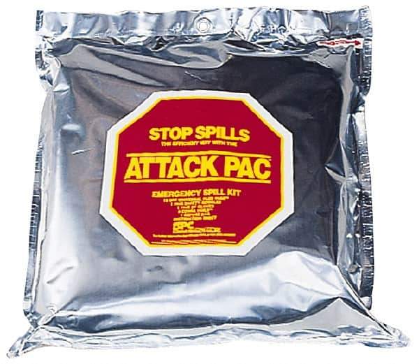 Brady SPC Sorbents - 7 Gal Capacity Hazardous Materials Spill Kit - Foil - Industrial Tool & Supply