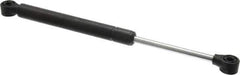 Value Collection - 0.32" Rod Diam, 0.75" Tube Diam, 20 Lb Capacity, Fixed Force Gas Spring - 11.9" Extended Length, 3.5" Stroke Length, Plastic Ball Socket, Black Nitride Piston - Industrial Tool & Supply