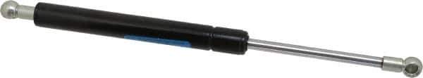 Value Collection - 0.32" Rod Diam, 0.75" Tube Diam, 30 Lb Capacity, Fixed Force Gas Spring - 11.9" Extended Length, 3.5" Stroke Length, Metal Socket, Black Nitride Piston - Industrial Tool & Supply