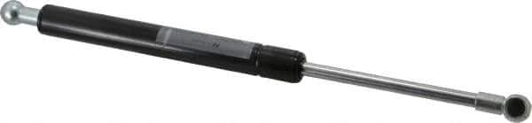 Value Collection - 0.32" Rod Diam, 0.75" Tube Diam, 90 Lb Capacity, Fixed Force Gas Spring - 11.9" Extended Length, 3.5" Stroke Length, Metal Socket, Black Nitride Piston - Industrial Tool & Supply