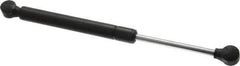 Value Collection - 0.32" Rod Diam, 0.75" Tube Diam, 120 Lb Capacity, Fixed Force Gas Spring - 11.9" Extended Length, 3.5" Stroke Length, Plastic Ball Socket, Black Nitride Piston - Industrial Tool & Supply