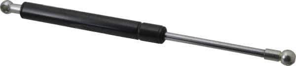 Value Collection - 0.32" Rod Diam, 0.75" Tube Diam, 120 Lb Capacity, Fixed Force Gas Spring - 11.9" Extended Length, 3.5" Stroke Length, Metal Socket, Black Nitride Piston - Industrial Tool & Supply