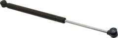 Value Collection - 0.32" Rod Diam, 0.75" Tube Diam, 20 Lb Capacity, Fixed Force Gas Spring - 15.25" Extended Length, 5" Stroke Length, Plastic Ball Socket, Black Nitride Piston - Industrial Tool & Supply