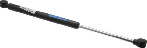Value Collection - 0.32" Rod Diam, 0.75" Tube Diam, 30 Lb Capacity, Fixed Force Gas Spring - 15.25" Extended Length, 5" Stroke Length, Plastic Ball Socket, Black Nitride Piston - Industrial Tool & Supply