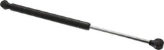 Value Collection - 0.32" Rod Diam, 0.75" Tube Diam, 90 Lb Capacity, Fixed Force Gas Spring - 15.25" Extended Length, 5" Stroke Length, Plastic Ball Socket, Black Nitride Piston - Industrial Tool & Supply