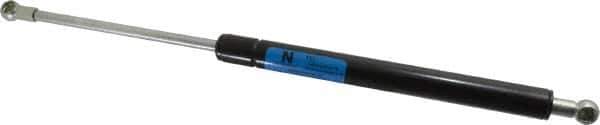 Value Collection - 0.32" Rod Diam, 0.75" Tube Diam, 90 Lb Capacity, Fixed Force Gas Spring - 15.25" Extended Length, 5" Stroke Length, Metal Socket, Black Nitride Piston - Industrial Tool & Supply