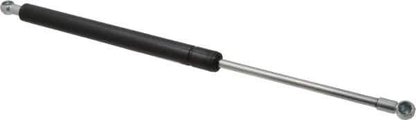 Value Collection - 0.32" Rod Diam, 0.75" Tube Diam, 120 Lb Capacity, Fixed Force Gas Spring - 15.25" Extended Length, 5" Stroke Length, Metal Socket, Black Nitride Piston - Industrial Tool & Supply