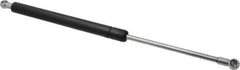 Value Collection - 0.32" Rod Diam, 0.75" Tube Diam, 120 Lb Capacity, Fixed Force Gas Spring - 15.25" Extended Length, 5" Stroke Length, Metal Socket, Black Nitride Piston - Industrial Tool & Supply