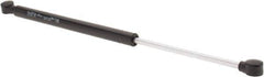 Value Collection - 0.32" Rod Diam, 0.75" Tube Diam, 20 Lb Capacity, Fixed Force Gas Spring - 17" Extended Length, 6" Stroke Length, Plastic Ball Socket, Black Nitride Piston - Industrial Tool & Supply