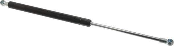 Value Collection - 0.32" Rod Diam, 0.75" Tube Diam, 20 Lb Capacity, Fixed Force Gas Spring - 17" Extended Length, 6" Stroke Length, Metal Socket, Black Nitride Piston - Industrial Tool & Supply