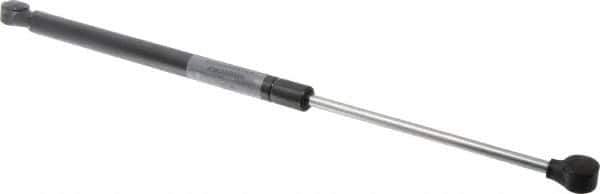 Value Collection - 0.32" Rod Diam, 0.75" Tube Diam, 30 Lb Capacity, Fixed Force Gas Spring - 17" Extended Length, 6" Stroke Length, Plastic Ball Socket, Black Nitride Piston - Industrial Tool & Supply