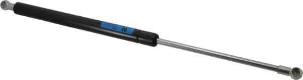 Value Collection - 0.32" Rod Diam, 0.75" Tube Diam, 60 Lb Capacity, Fixed Force Gas Spring - 17" Extended Length, 6" Stroke Length, Metal Socket, Black Nitride Piston - Industrial Tool & Supply