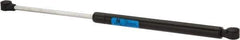 Value Collection - 0.32" Rod Diam, 0.75" Tube Diam, 90 Lb Capacity, Fixed Force Gas Spring - 17" Extended Length, 6" Stroke Length, Plastic Ball Socket, Black Nitride Piston - Industrial Tool & Supply
