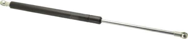 Value Collection - 0.32" Rod Diam, 0.75" Tube Diam, 90 Lb Capacity, Fixed Force Gas Spring - 17" Extended Length, 6" Stroke Length, Metal Socket, Black Nitride Piston - Industrial Tool & Supply